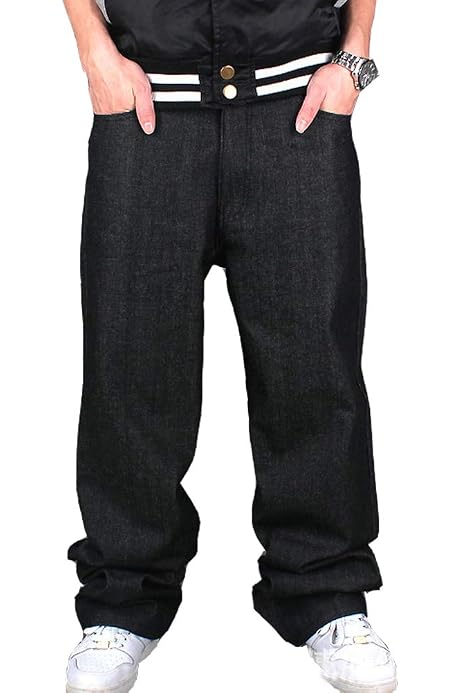 Baggy Black Jeans Denim 