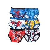 マーベルキャラクターパンツ 男の子用 6枚セット 4タイプ3サイズ BOYS BRIEFS 6-PACK (Aタイプ, 2T/3T)