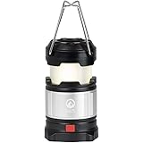 【Amazon限定ブランド】ジージーエヌ(G.G.N.) フォールディングLEDランタン キャンプ ライト GN02CM016 ブラック 使用時 約 φ9×18.5cm(取って含まず) / 収納時 φ9×13cm