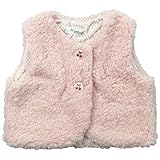 《秋冬春対応》(日本製) Pample Mousse(パンプルムース) 表ボア裏天竺水玉ベスト S(70cm~80cm)/PK NO.DP-74101