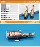 Dagly（TM）長さ103ミリメートルのCCの64ミリメートルワインボトルの形状のキャビネットキッチン家具レトロアンティーク引き出しはアンティーク真鍮の色を扱う扱います