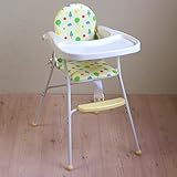 折りたたみベビーチェア　テーブル付　ノルディックガーデン (ハイチェア)