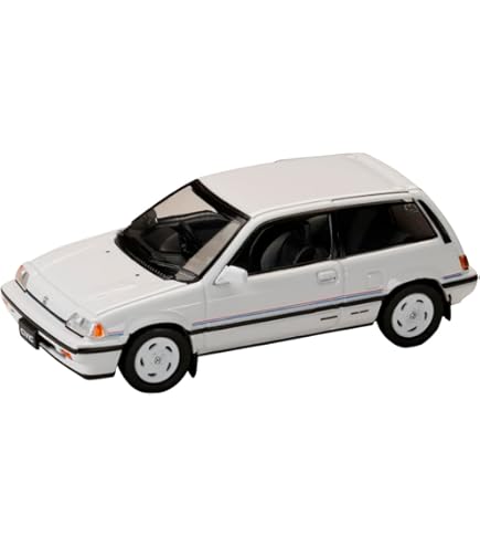 Amazon | 絶版希少! ミニカー CIVIC シビック Si 1/43 白【E-AT 前期型