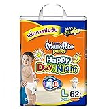Mamy Poko Pants Happy Day&Night innovation from Japan,For boy&girl next step toddler 20-31lbs,Size L