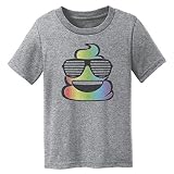 デジタルTシャツショップbaby-boys Cool Rainbow絵文字Poop withサングラス US サイズ: L カラー: グレイ