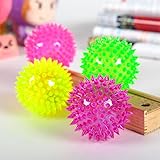 LuxBene(TM)弾性LEDライトアップスパイクボールペット犬猫モルラバーフラッシュボール楽しま玩具2PCS