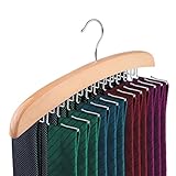 Dasara (ベージュ)ネクタイハンガーラックオーガナイザー回転ベルトホルダークローゼットフックTiesストレージネクタイ