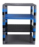 プレミアムスペーステーマタワーオーガナイザーセットIncludes 48ラウンドStackersと4 Baseplates ( 2グレー、1ブラック, 1ブルー) – すべての主要と互換性大きいサイズ