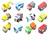 【 木のおもちゃ シリーズ 】12種類もある 木の おもちゃ 知育玩具 セット (車B)