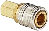 Eaton Hansen 1000E Brass 1000/400/500 Series, Industrial Interchange, Coupler Socket, 1/4 Body size 