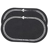 Hoement 2 個 ドラム キット スクリーン ラージ ドラム ステッカー パッド ドラム ステッカー 用 ドラム ステッカー パッド 