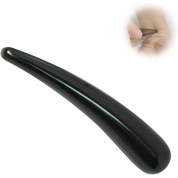 Amazon.co.jp: ツボ押し 水牛の角(黒水牛角) EHE435SP へらペン