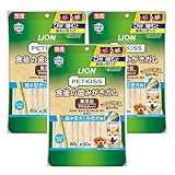 ライオン ペットキッス PETKISS 犬用おやつ 食後の歯みがきガム 無添加 やわらかタイプ 超小型犬~小型犬用 3個パック まとめ買い LIONPET