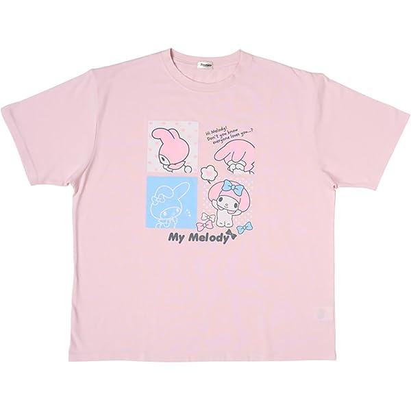 Amazon | マイメロディ でんわ ダークカラー Tシャツ | Tシャツ