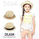(ディラッシュ) DILASH盛夏'16/ストローハット 52 ブラック
