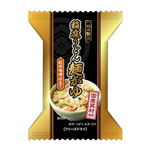 MCフードスペシャリティーズ 一杯の贅沢 稲庭うどん麺がゆ 秋田味噌仕立て