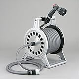 三洋化成　ホースリール　ブロッサリール　20ｍ　DR4-SN20SI シルバー