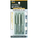 TRUSCO(トラスコ) ハンドタップ ウイットねじ用・SKS 3/16W24 セット T-HT3/16W24-S