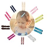 ヘアクリップ 　ベビーヘアクリップ　ヘアアクセサリー カラフル20点セット ヘアピン　前髪クリップ　髪留め　髪飾り　 可愛い　キュート 王冠　シンプルリボン　ベビー 　お宮参り　誕生日飾り　プレゼント
