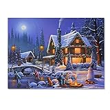 Holiday Spirit by Geno Peoples、24 x 81 cmキャンバス壁アート