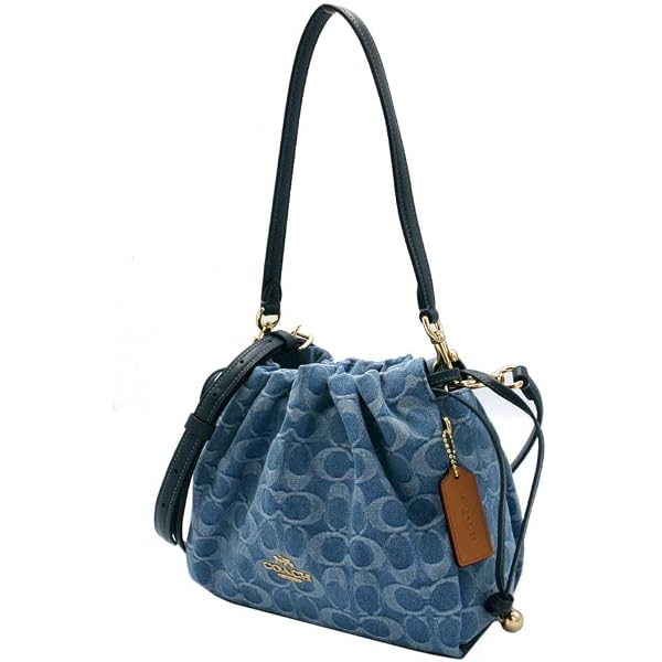 Amazon | [COACH] [コーチ] ショルダーバッグ FAYE デニム