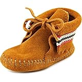 (ミネトンカ) Minnetonka Braid Bootie ベビー 米国 3 ブラウン ブーツ イギリス 2 [並行輸入品]