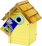 Gardman米国BA01680Beach小屋の巣箱イエロー