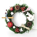 林檎とシナモンスティックの森のリース プリザーブドフラワー