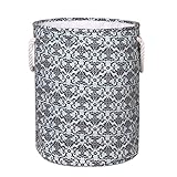 家庭用折りたたみランドリーバスケットストレージバッグ洗濯籠/バスケットライトブルー