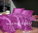 1 オーキッドモダンなデザイン印刷の豪華な毛繻子綿ジャカードレースボーダーキルト / 羽毛布団フル / クイーンサイズの掛け布団用の 4 つの PC について説明します。の設定