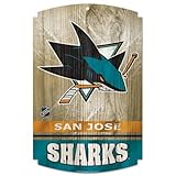 WinCraft San Jose Sharks 11 x 17 Wood Sign
