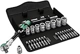 Wera 05004046001 8100 SB 6 Zyklop Metric Speed Ratchet Set, 29 Piece, 3/8' Drive [並行輸入品]