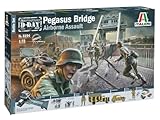 プラッツ イタレリ 1/72 WW2 ペガサス橋の戦い D-DAY ノルマンディ上陸作戦 75周年記念 バトルセット プラモデル IT6194 (情景)