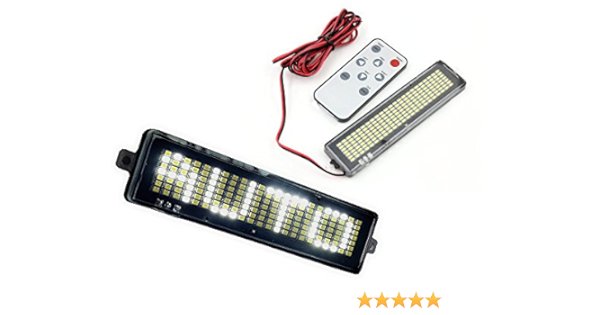 Amazon Automax Izumi 流れる文字 白 Led電光掲示板 1文字 5パターン メッセージ 登録可能 ホワイト バイク用 Ledライト 車 バイク Amazon Automax Izumi 流れる文字 白 Led電光掲示板 1文字 5パターン メッセージ 登録可能 ホワイト バイク用 Ledライト 車 バイク