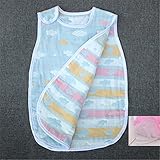 ベビー パジャマ ふわふわ コットン 柔らかい 綿 ボタン開閉式スリーパー オーガニックコットン 60 cm ブルー クラウド