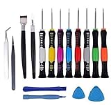 YiSHDA 16 in 1 Precision Screwdriver Set Repair Tool Kit for iPhone iPad Samsung Huawei HTC & Other 