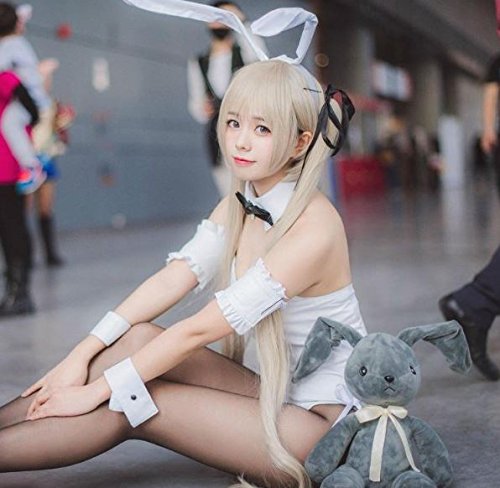 Malymoon フレンチメイドバニー　ベージュ 即日発送】フレンチメイドバニー《ハロウィンコスプレ5点セット