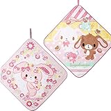 子供 ループタオル ハンドタオル タオルハンカチ ループ付き タオル 抗菌防臭加工 2枚組 fo-750h No.01