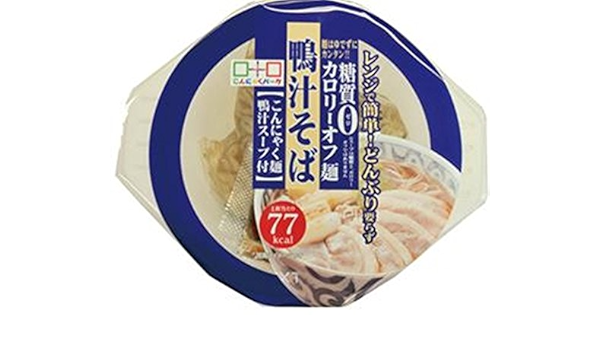 Amazon ケース 6個 ヨコオ 糖質ゼロカロリーオフ麺 鴨汁そば カップ麺 170ｇ こんにゃく麺 麺類 パスタ 通販