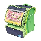 テブランド・ランドセルカバー/グレイ・グリーンプリント