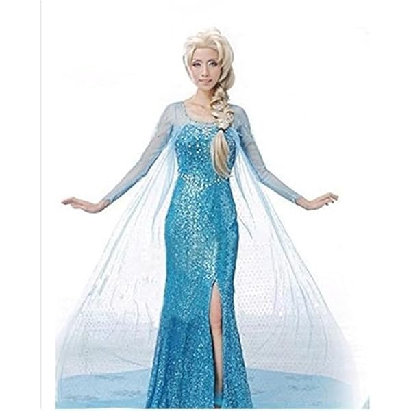 アナと雪の女王 エルサ ドレス コスプレ衣装 Amazon.co.jp: [FTXJEHG] アナと雪の女王 エルサ ドレス コスプレ