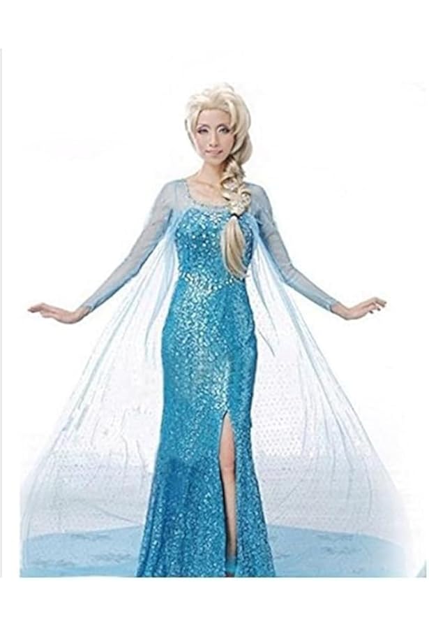 Amazon.co.jp: [ARTIVITEE] アナと雪の女王 エルサ ドレス コスプレ