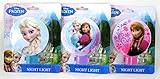3 Pk、Disney Frozen Assorted Anna & ElsaスタイルNight Lights