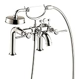 Hansgrohe 16552831 Axor Montreux Tub Filler with Lever Handle, Polished Nickel [並行輸入品]