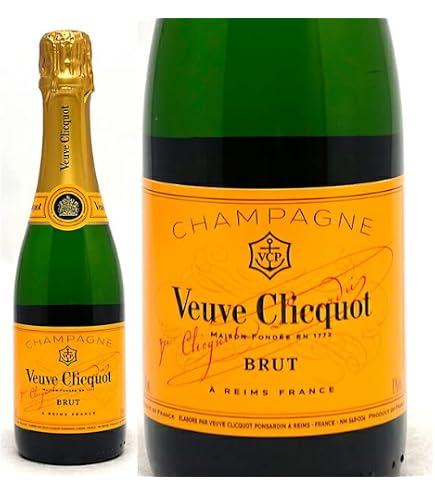 Amazon.co.jp: 【ハーフ】ヴーヴ・クリコ イエローラベル 375ml 3本 