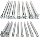 クラフト社 刻印棒 図柄 15種類 Bセット ハートやリボン 革工芸 レザークラフト