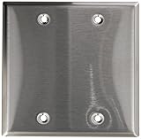 Morris 83320 430壁プレート、空白、2ギャング、ステンレススチール 83320 1