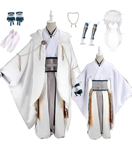Amazon.co.jp: 豪華版 刀剣乱舞 鶴丸国永 コスプレ出陣服 戦闘服