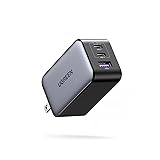 UGREEN Nexode 充電器 タイプC 急速充電器 65W PD GaNII窒化ガリウム USB-C*2とUSB-A*1 PD3.0 PPS規格対応 折り畳み式 MacBook iPad Pro iPhone Galaxy Android各種 