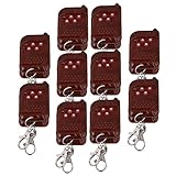 BQLZR 4チャンネルワイヤレスリモート・コントロール受信機RF 433 MHzレッドピーチ木製外観20個パック